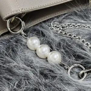 [룽스]진주모양 포인트 가방 가방연결줄