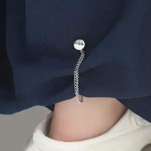 자석 청바지 바지 소매 밑단 고정 기장 줄이기 체인