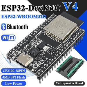 GPIO 확장 보드 키트가 포함된 ESP32 개발 ESP32-WROOM-32D BT Wifi 모듈 USB Type-C 38PIN CP2102 ESP32-D