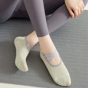 [콩심팥심]크로스밴드 필라테스 양말 신발 슈즈 무용 요가 삭스 논슬립 덧신