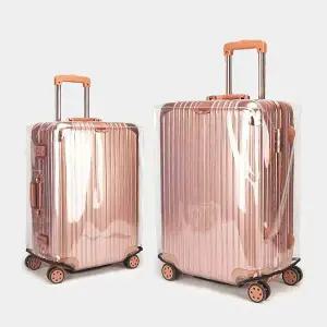 고투명 캐리어 커버 24인치 26인치 덮개 항공 비닐 방수 기내용 보호