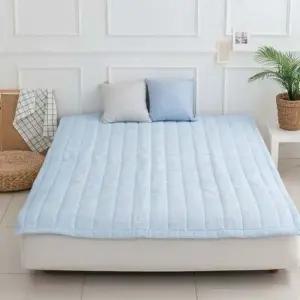 올데이 블루 슈퍼싱글 카페드 겸용 밴딩 논슬립 패드