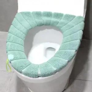 변기시트커버 극세사 변기커버 시트 그린 극세사변기커버
