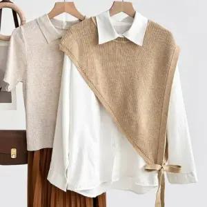 [패션] 여자 사선 삼각 외출 나들이 캐주얼 패션 어개 숄 스타일 케이프