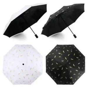 [패션] 자외선차단우산 UV 자외선차단 우산 양산 나뭇잎 초경량 암막 우양산 양우산 미니