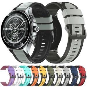 샤오미 워치 2 프로 시계용 22mm 실리콘 스트랩, 미 S4 스포츠 S3 S2 S1 액티브 컬러 교체용 밴드