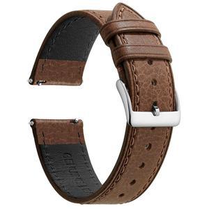 프리미엄 천연 가죽 시계줄 베지터블 태닝 나파 12/14/16/18/19/20/21/22/24mm 퀵 릴리즈 밴드