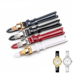 여성용 리얼 가죽 편안한 시계 스트랩, Tissot T094 플라멩코 시리즈, 오목한 인터페이스 1853 T094210