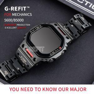 G-Refit Mech  로봇 DW5600 GMWB5000 티타늄 GWM5610 스테인레스 스틸 시계 케이스 금속 베젤 스트랩 MechW