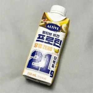 [셀러허브][웰빙창고] CJ 얼티브 프로틴 바나나맛 250ML 18입 (S42288171)