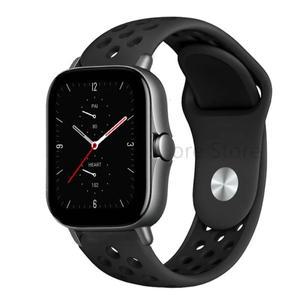 Amazfit 스트랩 실리콘 GTS/2/2e/GTS2 Mini/GTR 42mm/47mm/GTR2/2e/stratos 2/3 스포츠 시계 밴드 bip 용 2