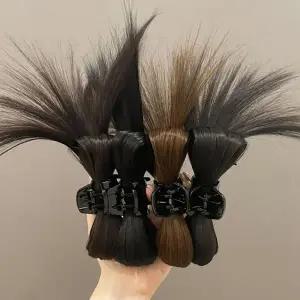 리우 까치번 가시번 포니테일 그랩 클립 반 묶음 가발 헤어 집게핀 3