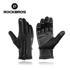[퍼니메이커]ROCKBROS 안티슬립 터치 웜 글로브 S091 자전거장갑 방한글로브 방풍글로브 터치글로브 터치장