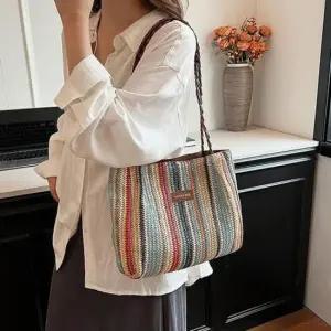 [패션] 쇼퍼백 짜임 메신저백 클러치백 데일리백 여자슬링백 패션 미니숄더백