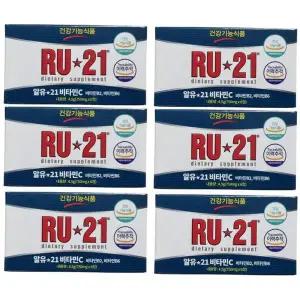 [셀러허브]알유21 비타민C 750mg 6정 x 6박스 RU21 (S30098600)