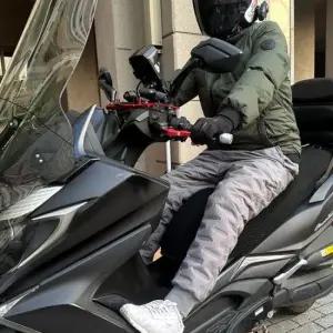 라이더바지 루센 오리털 조거바지 방수 방풍 라이더방한복 배달복