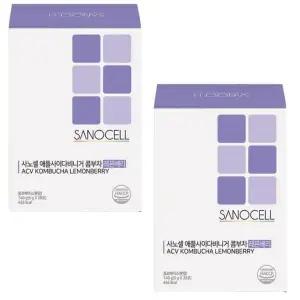 [셀러허브]사노셀 애플사이다비니거 콤부차 레몬베리맛 28포 x 2박스 (S30669370)