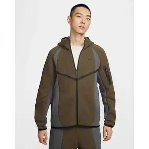 나이키 테크 남성 풀집 플리스 윈드러너 재킷 - 다크 헤이즐아이언 그레이블랙 IF1326-212 312351
