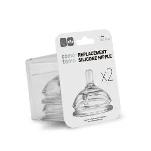 코모토모 실리콘 교체용 유두 빠른 흐름 6개월 이상 2 카운트