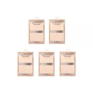 더툴랩 메이크업 스펀지 똥퍼프 물방울 퍼프 하이드로 파운데이션 렉탱글 5팩 MNS