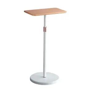 스탠딩 노트북테이블 이동식 간이 책상 강의대 사이드