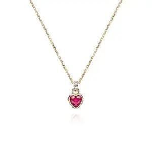 [신세계라이브쇼핑]스와로브스키 5648750 Chroma 하트 레드 스터드 목걸이