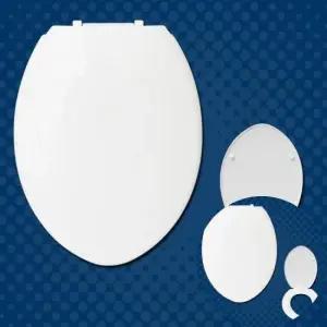 고정식변기시트 양변기 부속품 중형 깨끗한 변기뚜껑