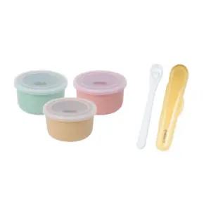 블루마마 도자기 밀폐용기 냉동밥 보관 이유식 숟가락 BNA