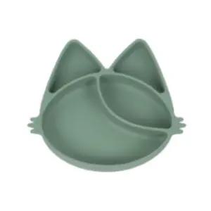 블루마마 흡착 식판 토핑 이유식 실리콘 식기 민트 BNA