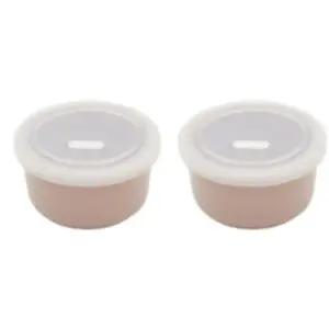 블루마마 유아식기 밀폐용기 도자기 선물 400ml X2 BNA