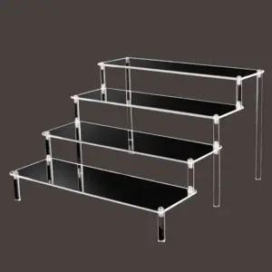 투명 피규어랙 아크릴 스탠드 거치대 피규어쇼케이스 데코 선반