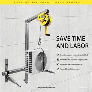 에어컨 리프팅 기계 브래킷 크레인 측면 스윙 수동 윈치 어셈블리 10m 25m