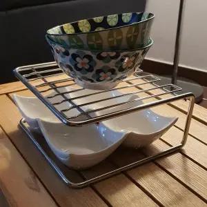 [하프클럽/셀러허브]접시정리용품 스텐 그릇정리대 씽크대정리선반