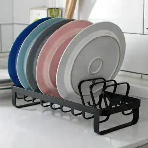 [하프클럽/셀러허브]철제 접시꽂이 주방 정리 수납 용품 접시 그릇 받침대