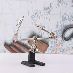 서드 핸드 납땜 클립 PCB 도움 전기 도구 홀더 스탠드 인두 취미 회로 손 클램프