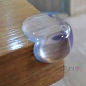 타원 4개 침대모서리보호대 코너보호대 투명 모서리쿠션 모서리코너보호대