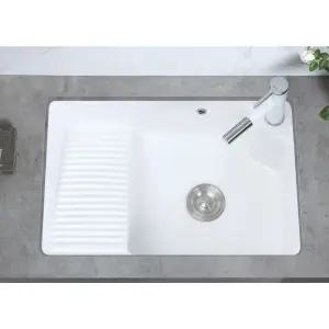 세면대 소형 간이 세면기 언더볼 세탁실 빨래 매립형 빨래판