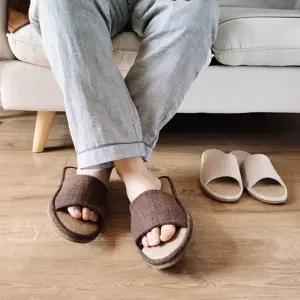 [베스트TOP100] 거실 실내화 린넨슬리퍼 남여 실내 사무실 총간소음