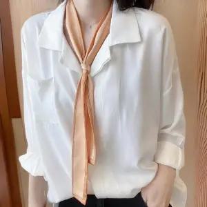 [신상오픈런]여성 모조실크 롱 스카프 단색 스타일 (32329774)