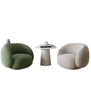 조약돌소파 1인용 호텔 로비 라운드 인테리어 미니 싱글