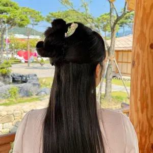 진주꽃 옥 한복비녀