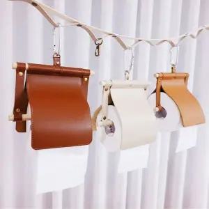 캥거 OV48NN78 캠핑 가죽 두루마리 휴지 걸이 SLX283 브라운