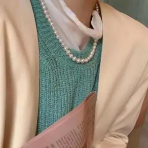 [신상오픈런]여성용 진주 장식 패션 목걸이 데이트룩 넥클리스 (39140070)