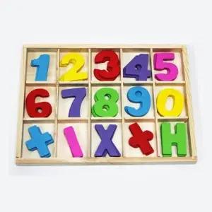 [하프클럽/셀러허브]어린이 숫자놀이 계산 학습교구 원목교구 숫자놀이판