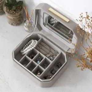 [하프클럽/셀러허브]레자 보석함 반지 목걸이 귀걸이 상자 악세사리함