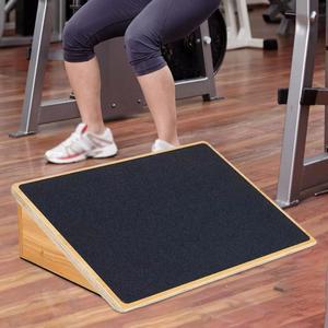 원목 경사판 스쿼트 발판 종아리 스트레칭기 홈트 하체 운동