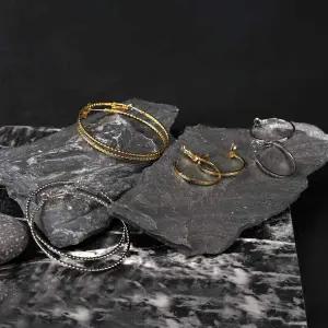 [콩심팥심]시후주얼리 데일리 6cm 3cm 투웨이 더블 가는 링 귀걸이 세트상품