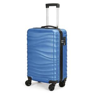 AGVOTK 캐리어 기내 반입 수하물 세트, 여행 가방 포함 2피스 스피너 항공사 호환 롤링 캐리, USB 포트 및 컵 홀더