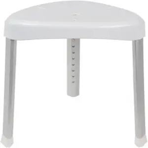 VMS 샤워 스툴 - 300파운드 용량 높이 조절 가능 미끄럼 방지 발 도구 없는 조립 TAA 준수