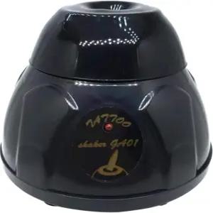 타투 잉크 믹서 셰이커 전기 안료 기계 5200RPM 랩 볼텍스 교반기 셰이커(블랙)